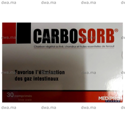 medicament CARBOSORBBoite de 30 maroc