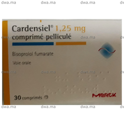 medicament CARDENSIEL1,25 MGBoîte de 30 maroc