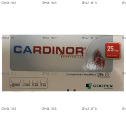 medicament CARDINOR25 MGBoîte de 30 maroc