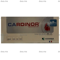 medicament CARDINOR6,25 MGBoîte de 30 maroc