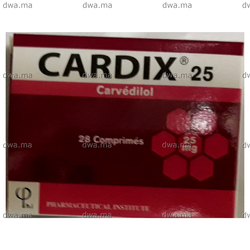 medicament CARDIX25 mgBoîte de 28 maroc