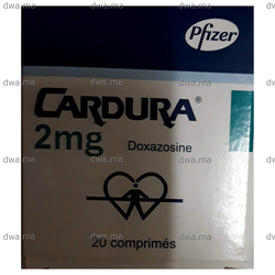 medicament CARDURA2 MGBoîte de 20 maroc