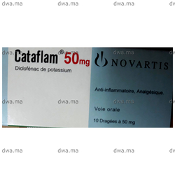 medicament CATAFLAM50 MGBoîte de 10 maroc