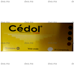 medicament CEDOL400 MG / 20 MGBoite de 20 maroc