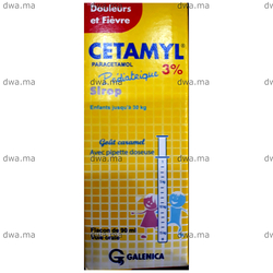 medicament CETAMYL3%Flacon de 90 ml maroc