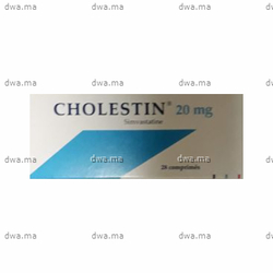medicament CHOLESTIN20 MGBoîte de 28 maroc