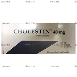 medicament CHOLESTIN40 MGBoîte de 28 maroc