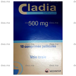 medicament CLADIA500 MGBoite de 10 maroc