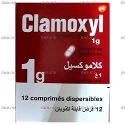 medicament CLAMOXYL1 GBoîte de 12 maroc