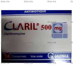 medicament CLARIL500 MGBoîte de 14 maroc