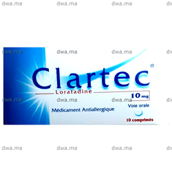 medicament CLARTEC10 mgBoîte de 10 maroc