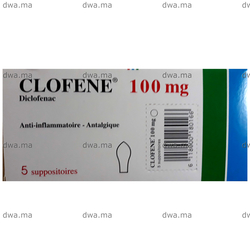 medicament CLOFENE100 MGBoîte de 5 maroc