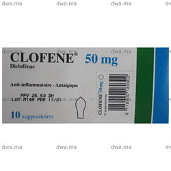medicament CLOFENE50 MGBoîte de 10 maroc