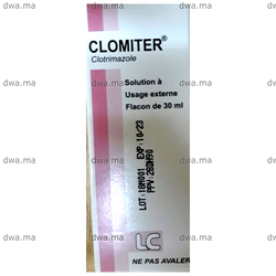 medicament CLOMITER1 %Flacon de 30 ml maroc