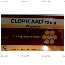 medicament CLOPICARD75 MGBoite de 30 maroc