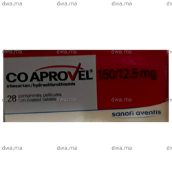 medicament COAPROVEL150 MG / 12,5 MGBoîte de 28 maroc