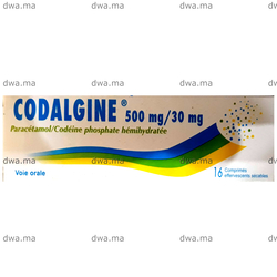 medicament CODALGINE500 MG / 30 MGBoite de 16 maroc