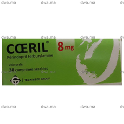 medicament COERIL8MGBoite de 30 maroc