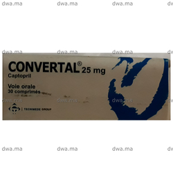 medicament CONVERTAL25 MGBoîte de 30 maroc