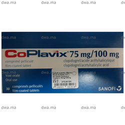 medicament COPLAVIX75MG / 100MGBoite de 30 maroc