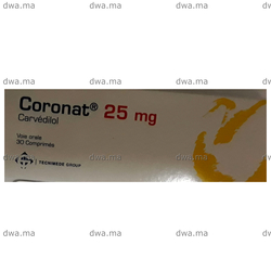 medicament CORONAT25 MGBoîte de 30 maroc