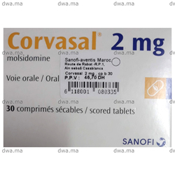 medicament CORVASAL2 MGBoîte de 30 maroc