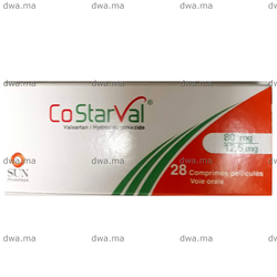 medicament COSTARVAL80 MG / 12.5 MGBoite de 28 maroc