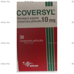 medicament COVERSYL10 MGBoîte de 30 maroc