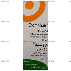 medicament CROMABAK20mg/mlFlacon de 10 ml maroc