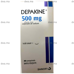 medicament DEPAKINE500 MGBoîte de 40 maroc