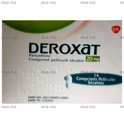 medicament DEROXAT20 MGBoîte de 14 maroc