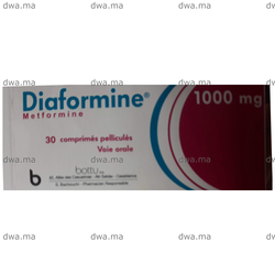 medicament DIAFORMINE1000 MGBoite de 30 comprimés maroc