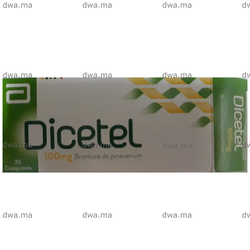 medicament DICETEL100 MGBoite de 30 comprimés pelliculés maroc