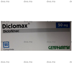 medicament DICLOMAX50 MGBoîte de 20 maroc
