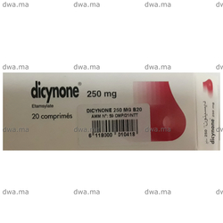 medicament DICYNONE250 MGBoîte de 20 maroc