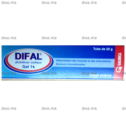 medicament DIFAL1 %Tube de 20 grammes maroc