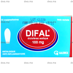 medicament DIFAL100 MGBoîte de 10 maroc