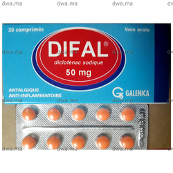 medicament DIFAL50 MGBoîte de 30 maroc
