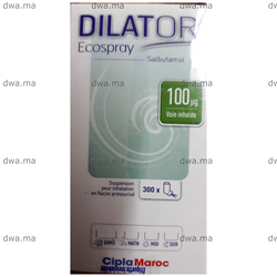 medicament DILATOR ECOSPRAY100 µg / DOSEFlacon de 300 doses maroc