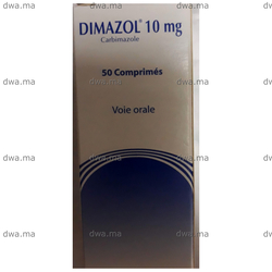 medicament DIMAZOL10 mg CompriméBoîte de 50 maroc
