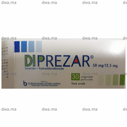 medicament DIPREZAR50 MG / 12.5 MGBoîte de 30 maroc