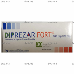 medicament DIPREZAR FORT100 MG / 25 MGBoîte de 30 maroc