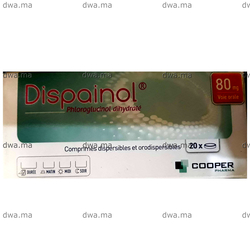 medicament DISPAINOL80 MGBoite de 20 maroc