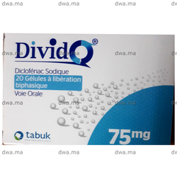 medicament DIVIDO75MG20 gélules dosés à 75 mg maroc