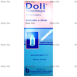 medicament DOLI PEDIATRIQUE3 %Flaccon de 90 ml maroc