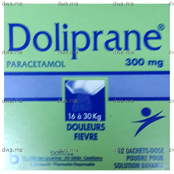 medicament DOLIPRANE300 MGBoîte de 12 maroc
