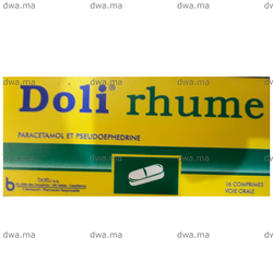 medicament DOLIRHUME500 MG / 30 MGBoîte de 16 maroc