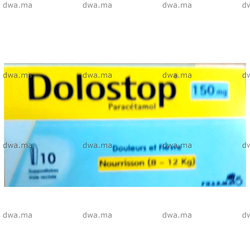 medicament DOLOSTOP150 MGBoite de 10 maroc