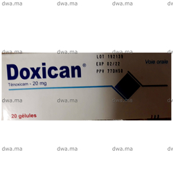 medicament DOXICAN20 MGBoîte de 20 maroc