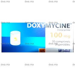 medicament DOXYMYCINE100 MGBoîte de 30 maroc